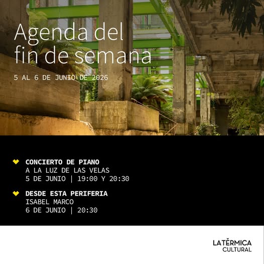 Concierto de piano A la luz de las velas en La Térmica Cultural