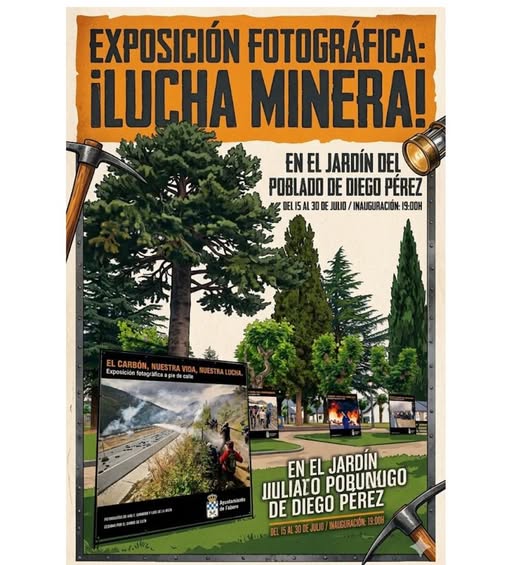 Exposición fotográfica ¡Lucha Minera!