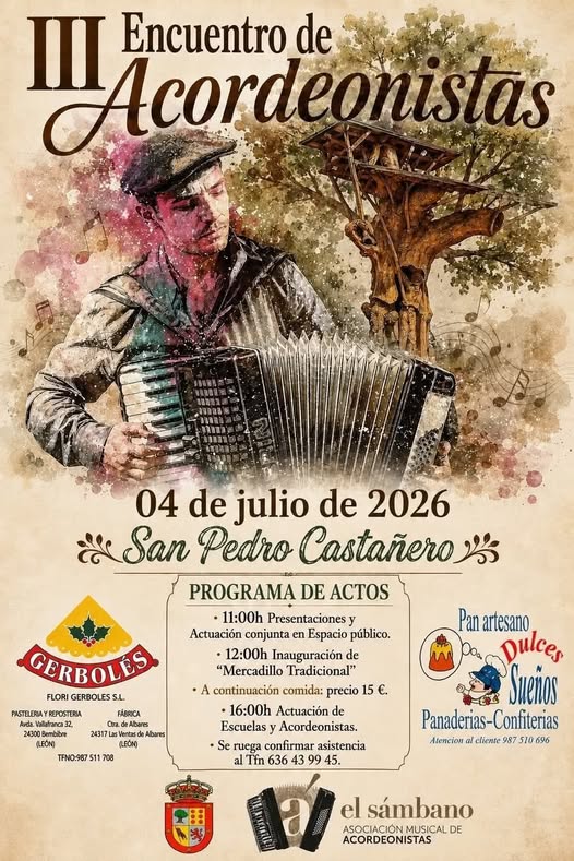 III Encuentro de Acordeonistas en San Pedro Castañero