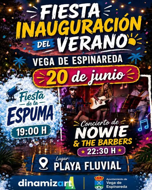 Fiesta de inauguración del verano en Vega de Espinareda