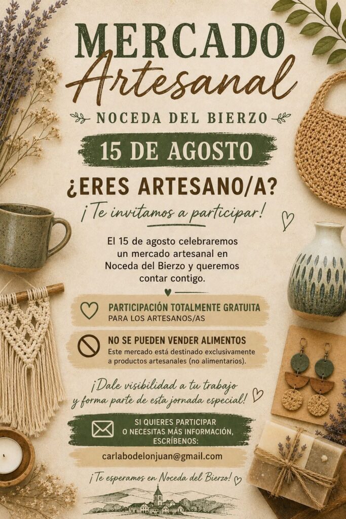 Mercado Artesanal de Noceda del Bierzo
