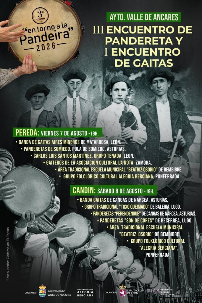 III Encuentro de Pandereta y I Encuentro de Gaitas en Pereda