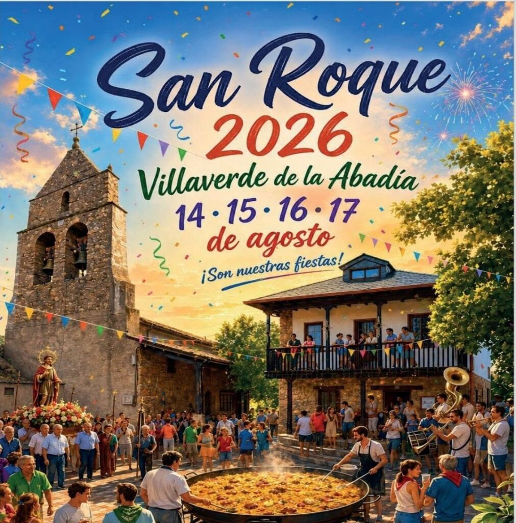 Fiestas de San Roque 2026 en Villaverde de la Abadía