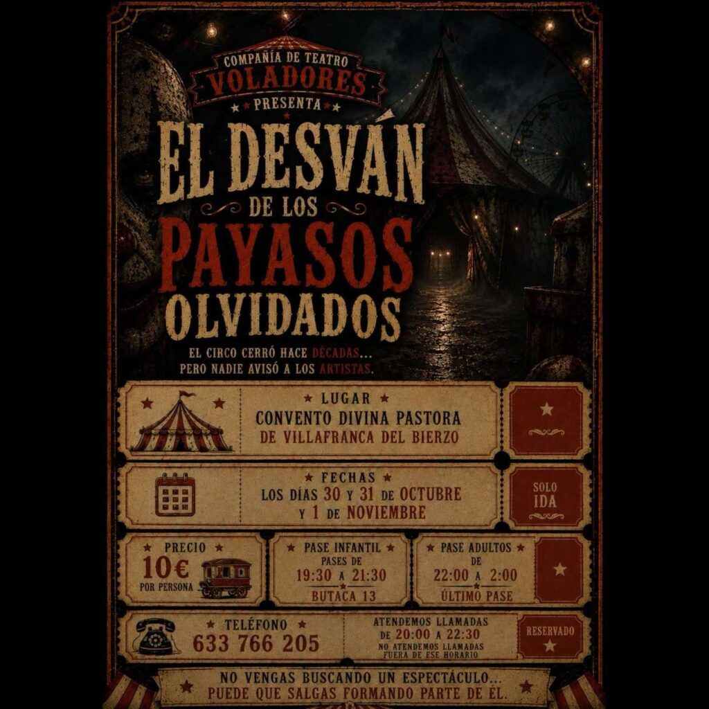 El Desván de los Payasos Olvidados 30 de octubre