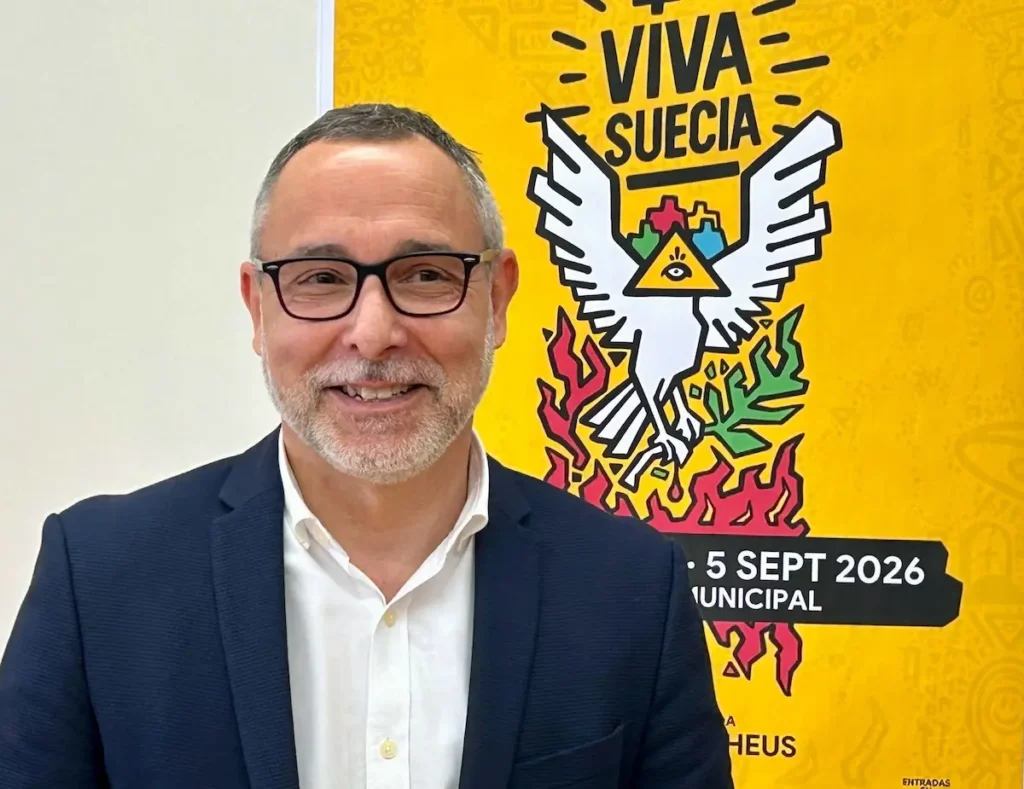 Carlos Cortina presenta el concierto de Viva Suecia en Ponferrada para las Fiestas de La Encina 2026