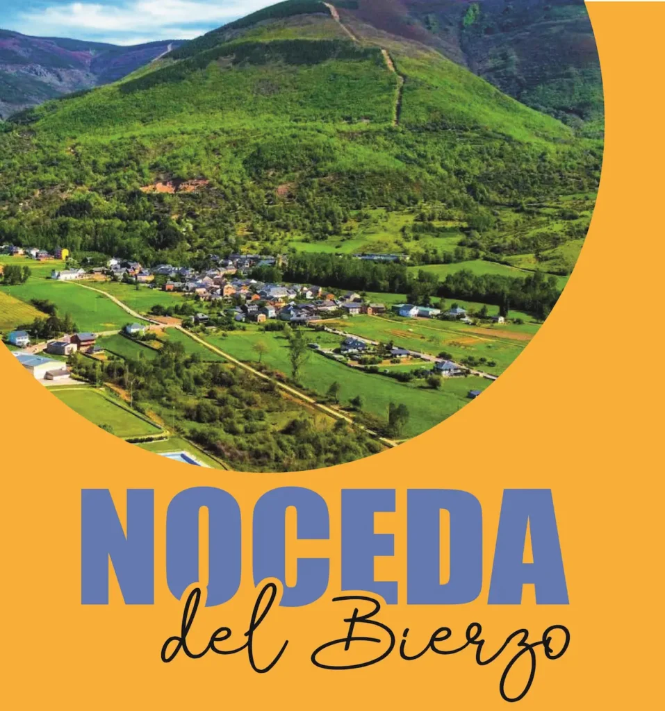 Imagen promocional del Verano Cultural de Noceda del Bierzo con una vista panorámica de la localidad