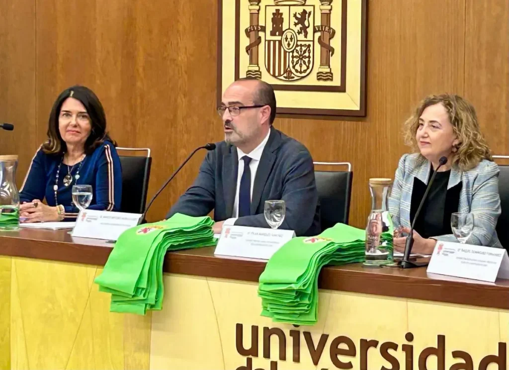 Marco Morala, en un acto de la Universidad de León
