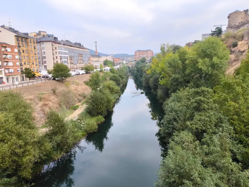Vista del paseo del Sil de Ponferrada